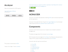 Tablet Screenshot of acralyzer.com